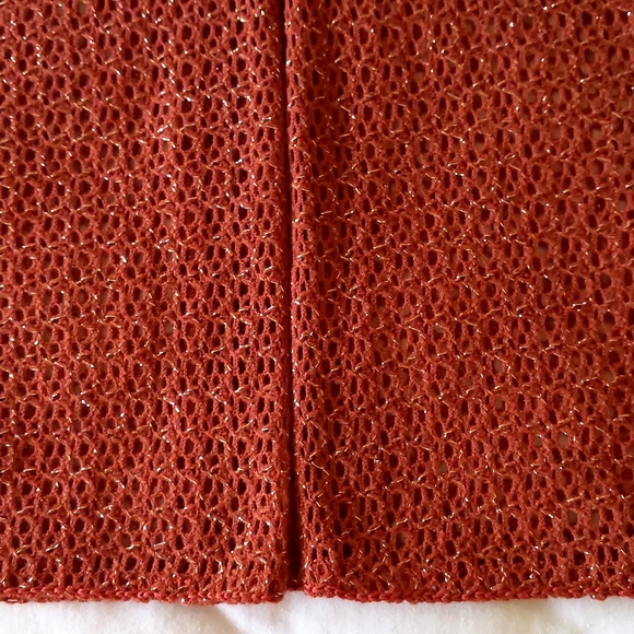 NWOT. Lightweight Knitted Fabric shrug with sparkling. - Picture 4 of 5